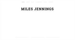 Desktop Screenshot of milesjennings.com